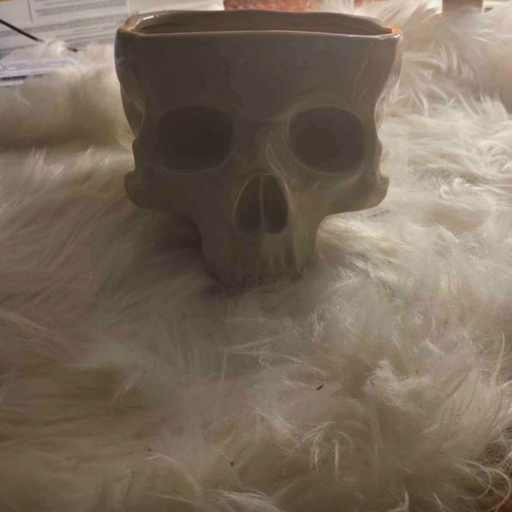 Ceramic Skull Bowl